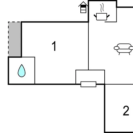 Apartament One-bedroom In Okrug Gornji *
